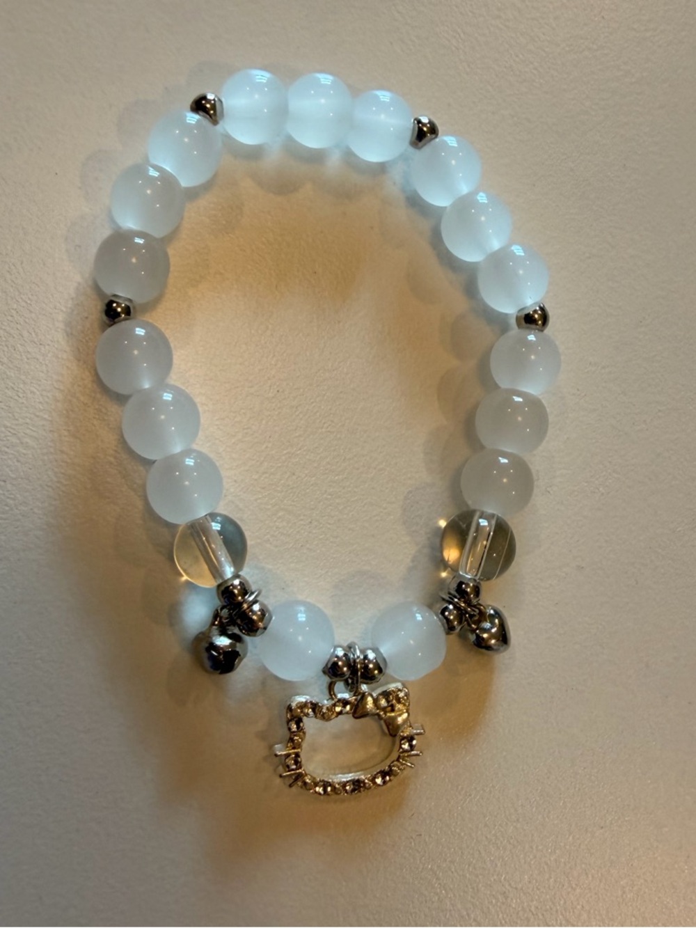 Hello Kitty Beaded Charm Bracelet NWOT